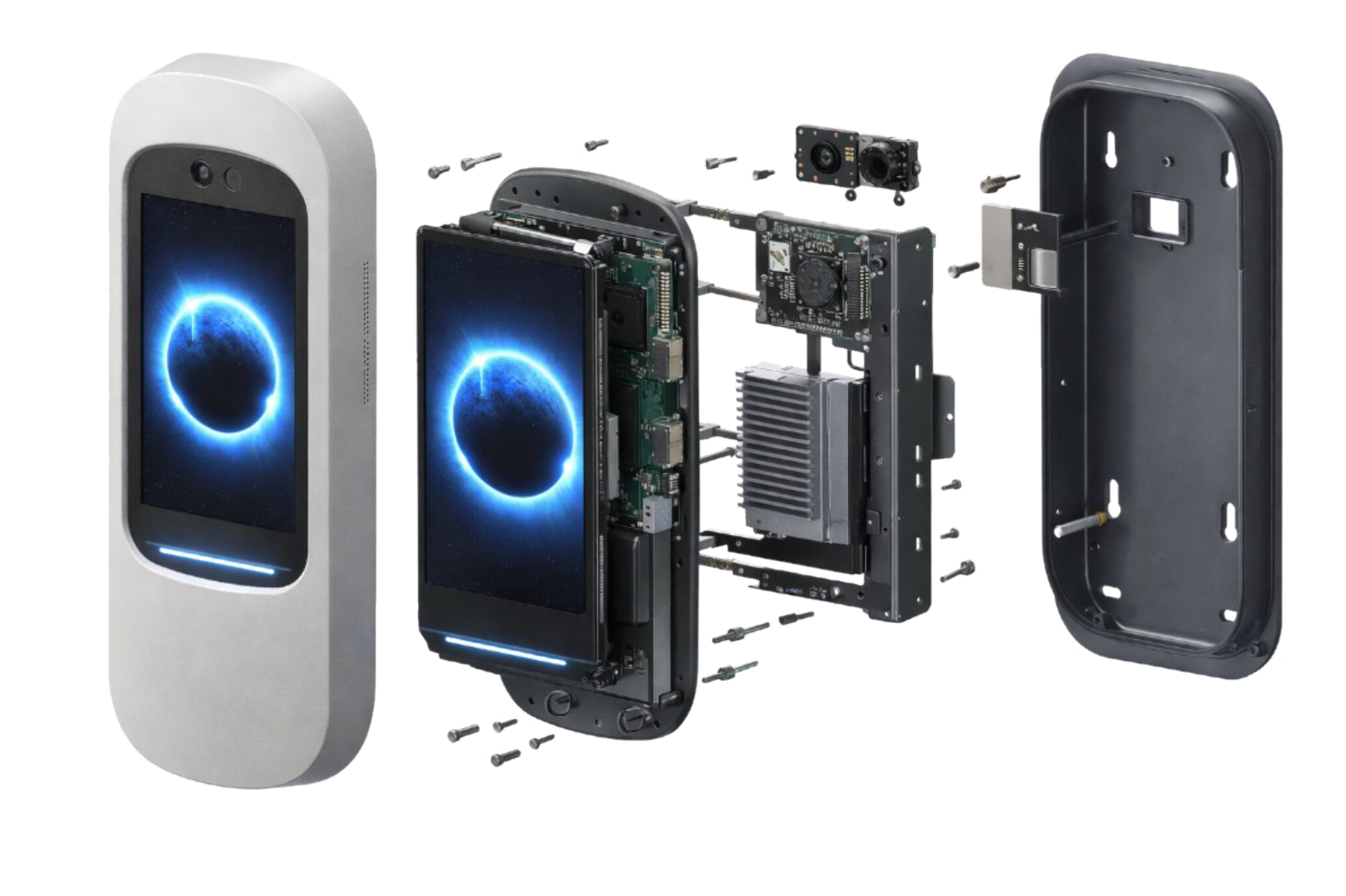 Exploded view of the Aether hardware platform